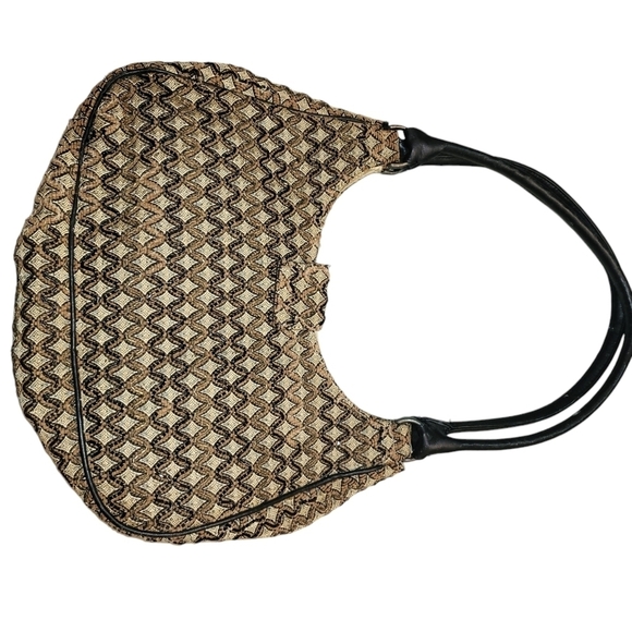 Vintage Christiana Fabric Besded Handbag 8" x 14" - Picture 4 of 5